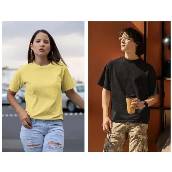12 Color Oversized Heavyweight T Shirt for Men Summer Short Sleeve Tee 100% Cotton Plain Top Casual Men's Clothing