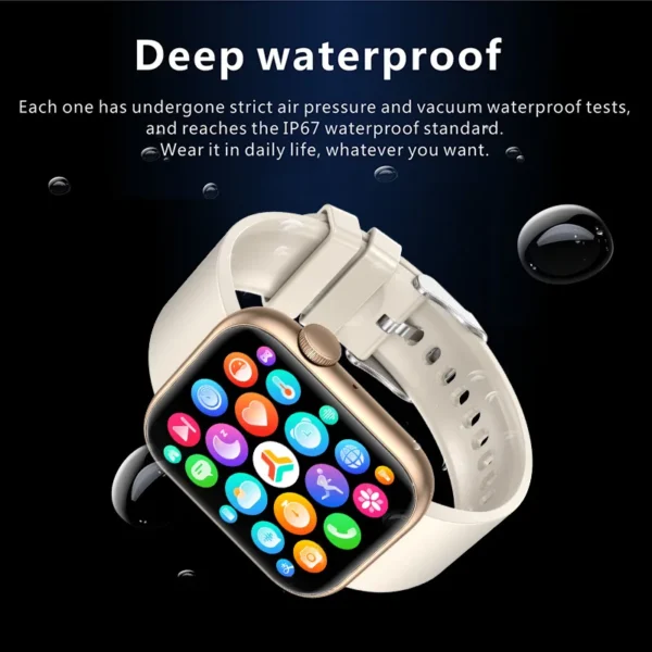LIGE Bluetooth Call Smart Watch Men Women Sports Fitness Watch Waterproof Smartwatch Customizable Wallpaper Bracelet For Xiaomi