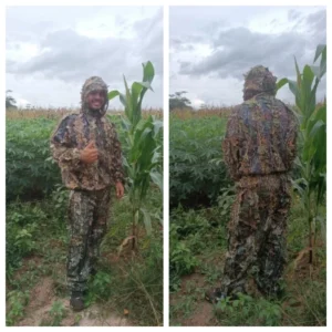 Clothing Suit Pants Hooded Jacket Outdoor Men Women Ghillie Suit Camouflage Clothes Jungle Suit CS Training Leaves
