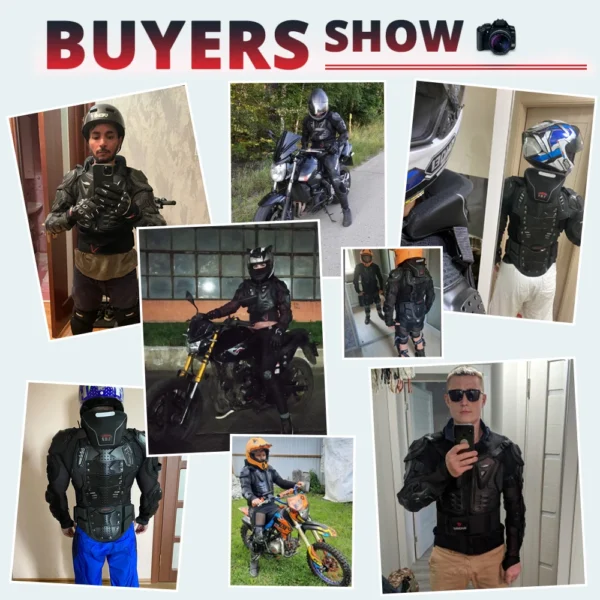 5XL Motorcycle Jackets Men's Full Body Armor Protection Jackets Motocross Enduro Racing Moto Protective Equipment Clothes