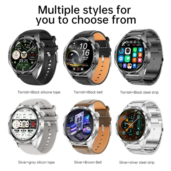 For HUAWEI IOS Outdoor Sport GPS Smart Watch Men 1.53-inch HD AMOLED Screen IP68 Waterproof Bluetooth Call NFC Smartwatch 2025