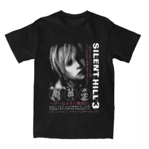 Horror Game Silent Hill 3 Mens T Shirt Fun Tee Shirt Short Sleeve O-Neck Women TShirt Cotton Vintage Casual Large Size Tops