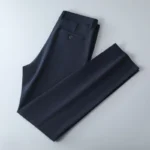 Male Pants Stretch Solid Black Smart Casual Men's Trousers Office Quick Dry Suit Pants New Spring Autumn Korean Straight Pants