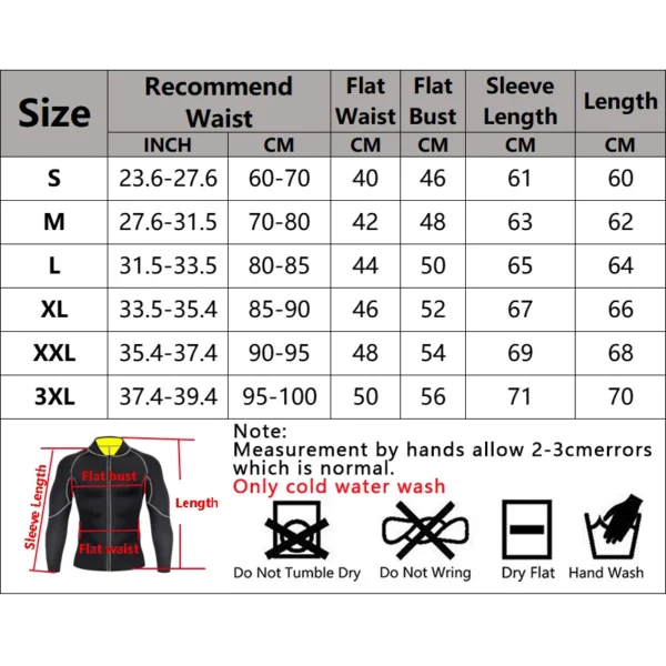 New Men Shapers Sauna Suit Neoprene Sweat Jacket Workout WeightLoss Long Sleeve Waist Trainer Body Shaper with Zipper Undershirt