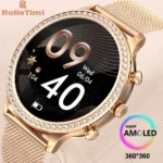 Fashion Luxury Smart Watch Women Bluetooth Call Blood Pressure DIY Custom Sport Fitness Waterproof Smart watches For Women Gift