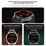 GPS NFC Smartwatch Men 360*360 AMOLED HD Screen Bluetooth Call Waterproof Men Smart Watch 2025 New For Huawei Watch 5 PRO