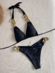 RUOTONGSEPT New Sexy Bikini 2023 Triangle Bathing Suit for Women Brazilian Bikini Set 2-piece Halter Swimwear Push Up Swimsuit