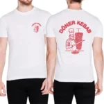 Fashion Double Sided print Men T-Shirts Cotton Kebab Men Women Short Sleeve Tee Summer Oversized Vintage Harajuku Tops