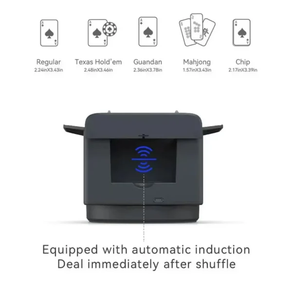 360° Rotating Automatic Card shuffle Dealer Machine 2 In 1 Playing Cards Shuffling Dealing Tool Home party Poker device