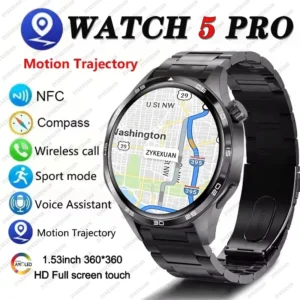 For HUAWEI IOS Outdoor Sport GPS Smart Watch Men 1.53-inch HD AMOLED Screen IP68 Waterproof Bluetooth Call NFC Smartwatch 2025