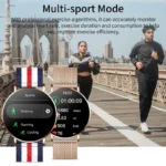 LIGE New Ultra Thin Smart Watch Women 1.36" AMOLED 360*360 HD Pixel Display Always Show Time Call Reminder Smartwatch Ladies+Box