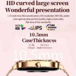 New For HUAWEI FIT3 Smart Watch Women 1.75" HD Display Heart Rate Sport Fitness IP68 Waterproof BT Call Smartwatch For Lady Gift