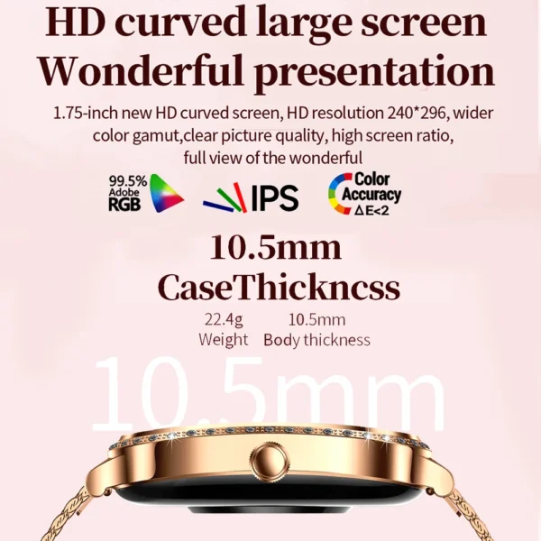 New For HUAWEI FIT3 Smart Watch Women 1.75" HD Display Heart Rate Sport Fitness IP68 Waterproof BT Call Smartwatch For Lady Gift
