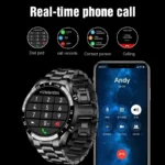 LIGE 2024 Smart Watch Men Full Circle Touch Screen Bluetooth Call Men Smartwatch Waterproof Sport Activity Fitness Watch+Box
