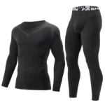 2/4 Piece Suit Spring And Autumn Men's Black Long Sleeve Pants Suit Youth Fitness Running Jacket Joker Comfortable Stretch Pants