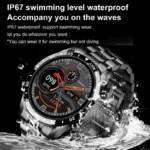 LIGE 2024 Smart Watch Men Full Circle Touch Screen Bluetooth Call Men Smartwatch Waterproof Sport Activity Fitness Watch+Box