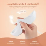 3D EMS Eye Massager with Red Light