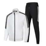 Sports set, men's school uniform, 2024, new toe tie cotton resistant jacket, sweater, casual pants, stand up collar bar set, two