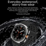 4G Call Smart Watch Men Women 1480mAh 480*480 AMOLED Screen SmartWatch Support SIM card WIFI NFC GPS Compass Sports Smartwatch