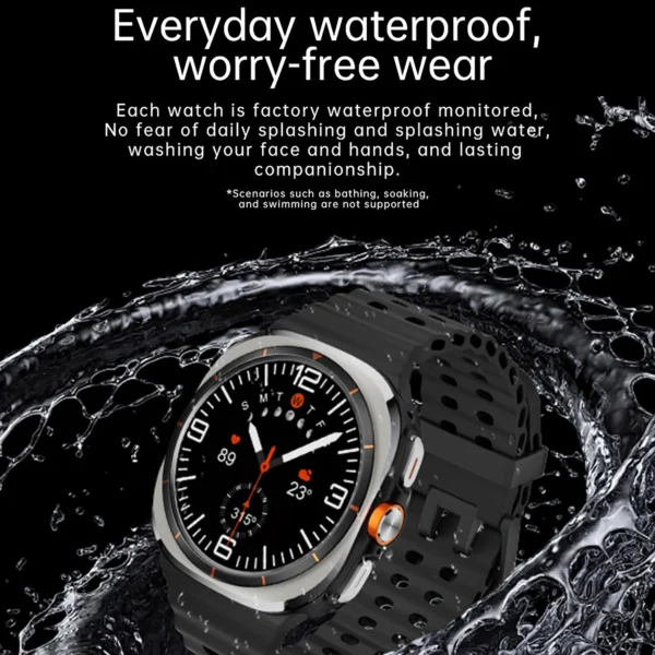 4G Call Smart Watch Men Women 1480mAh 480*480 AMOLED Screen SmartWatch Support SIM card WIFI NFC GPS Compass Sports Smartwatch