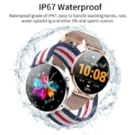 LIGE New Ultra Thin Smart Watch Women 1.36" AMOLED 360*360 HD Pixel Display Always Show Time Call Reminder Smartwatch Ladies+Box