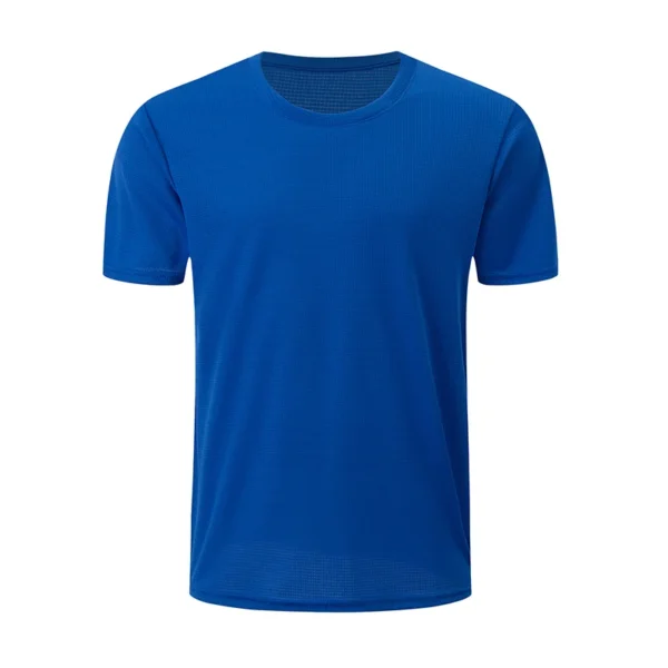 1/5 Pcs Men's Solid Color Waffle Sports Short Sleeve Fitness Running Jogging Base Clothes Joker Comfort License Training Shirt