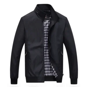 Spring and Autumn Men's Coat Fashion Trend Casual Jacket Large Loose Cardigan Middle aged Dad's Fashion Baseball Jacket