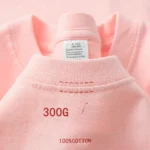 300g Cotton T Shirts Men Short Sleeved Heavyweight Summer Round Neck Loose Breathable Shirt for Men Women Basic Tee