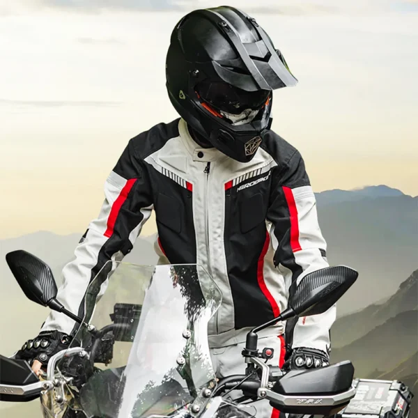 HEROBIKER Waterproof Motorcycle Jacket Man Racing Jacket Wearable Motorcycle Pants Moto Clothing With EVA Protection
