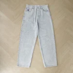 Y2K Big Baggy Boy Jeans for Men Streetwear Baggy Jeans Embroidery Denim Leisure Denim Pants Women Jeans Mujer Hot
