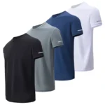 4/1/2 Pack Men's Gradient Quick-drying Sportswear Teenagers Leisure Joker Short-sleeved Multi-size Mixed-color Running Fitness T