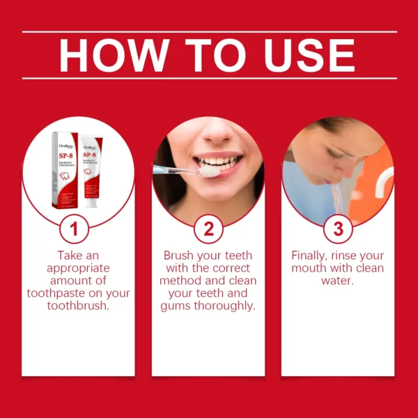 SP-8 Probiotic Toothpaste – Fresh Breath & Deep Cleaning Oral Care