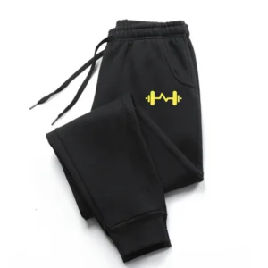 2025 autumn and winter new men's ankle pants small foot pants draw rope design sports running pants casual pants