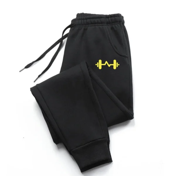 2025 autumn and winter new men's ankle pants small foot pants draw rope design sports running pants casual pants