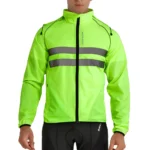 WOSAWE Ultralight Men's Cycling Windbreaker Reflective Jacket Windproof Water Resistant MTB Road Bicycle Long Jersey Wind Coat