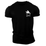 Gym T-Shirt Men Goku Print Short Sleeves Oversized Workout Tshirt Summer Casual Women Tees Streetwear High Quality Y2k Clothing