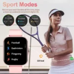 KESHUYOU 2025 Smart Watch 2.01 Inch HD Display Answer Make Call Message Preview Sport Modes DIY Dial Weather Forecast Men Women