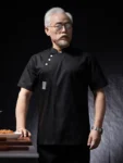 Catering Cooking White Shirt Restaurant Kitchen Chef T-shirt Baker Work Uniform Waiter Hotel Clothes Cook Jacket Cafe Overalls