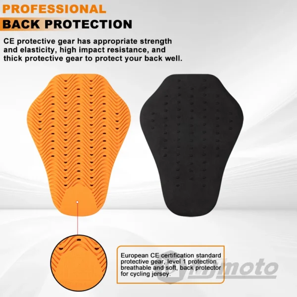 CE Motorcycle Protective Gear Insert Back Protection Motocross Jacket Protector Shoulder Pads Elbow Pad Motorcycle Equipment