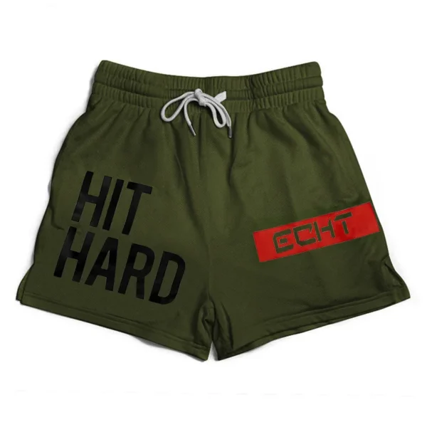 Cross-border New Quick-drying Sports Shorts Men's Mesh Elastic Fitness Outdoor Running Training Beach Pants Breathable