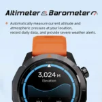NORTH EDGE X-TREK 2 GPS Sports Smart Watch 1.43'' Amoled Screen 3ATM Waterproof AOD Smart Watch Bluetooth Call Altitude Compass