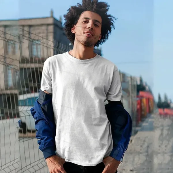 12 Color Oversized Heavyweight T Shirt for Men Summer Short Sleeve Tee 100% Cotton Plain Top Casual Men's Clothing