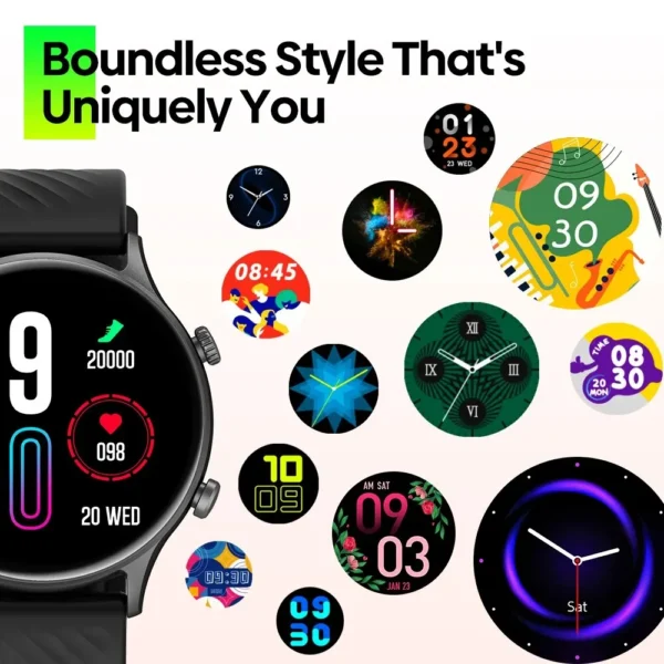 New 2024 Zeblaze Btalk 2 Lite Voice Calling Smart Watch Large 1.39'' IPS Display 100+ Sports Modes 24H Health Monitor Smartwatch