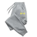 2025 autumn and winter new men's ankle pants small foot pants draw rope design sports running pants casual pants