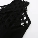 1PC Sexy Women Fishnet See Through Cover Up Bodysuit Hollow Out Halter Beachwear Bodystocking Without Underwear Swimsuit K298