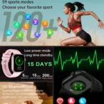 New QX7 Sports Smart Watch Men Women 2.09-inch SmartWatch GPS Bluetooth call Heart rate Music AI Voice SOS Smartwatch 2025 New