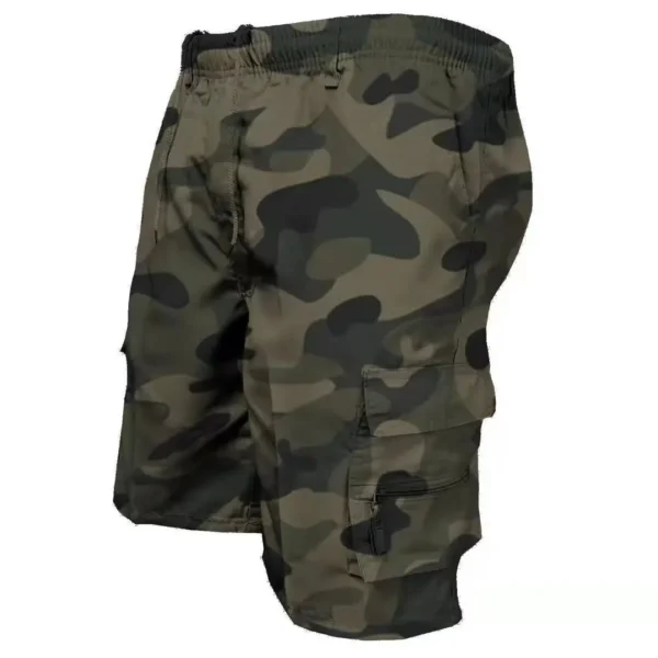 Foreign Trade Cargo Shorts Men's Thin Summer Men's Multi-flap Pocket Pants Xinjiang Cotton Outdoor Casual Sports Shorts Beach...
