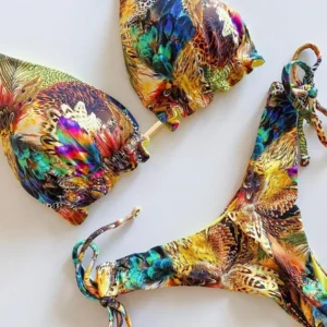 RUOTONGSEPT 2023 Popular Womens Beachwear Sexy Bikinis Set Hot Sport Swimwear Push-Up Padded Swimsuit Exquisite Bather Swimwear