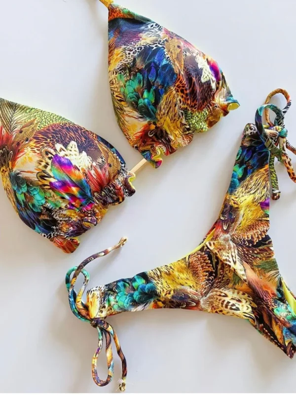 RUOTONGSEPT 2023 Popular Womens Beachwear Sexy Bikinis Set Hot Sport Swimwear Push-Up Padded Swimsuit Exquisite Bather Swimwear