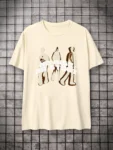 Elastic Smooth POLYESTER Summer Print Tshirts for Men Short Sleeve Y2k Clothing T-shirts Streetwear Graphic Tee